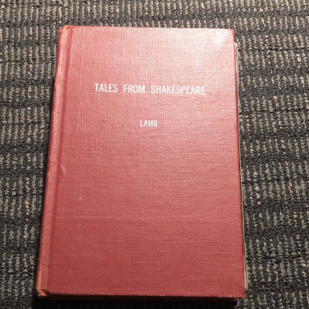 🏋️‍♂️ Vintage 1950 Tales from Shakespeare Book